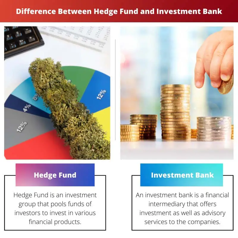 Différence entre les fonds spéculatifs et la banque d'investissement