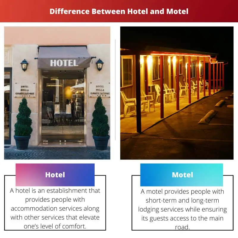 Difference Between Hotel and Motel