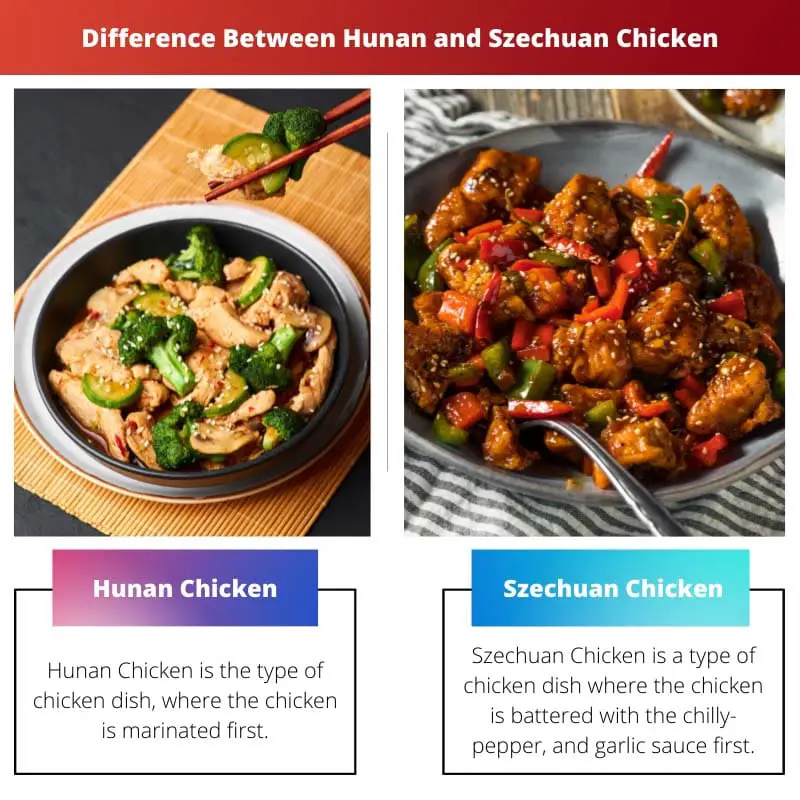 Difference Between Hunan and Szechuan Chicken