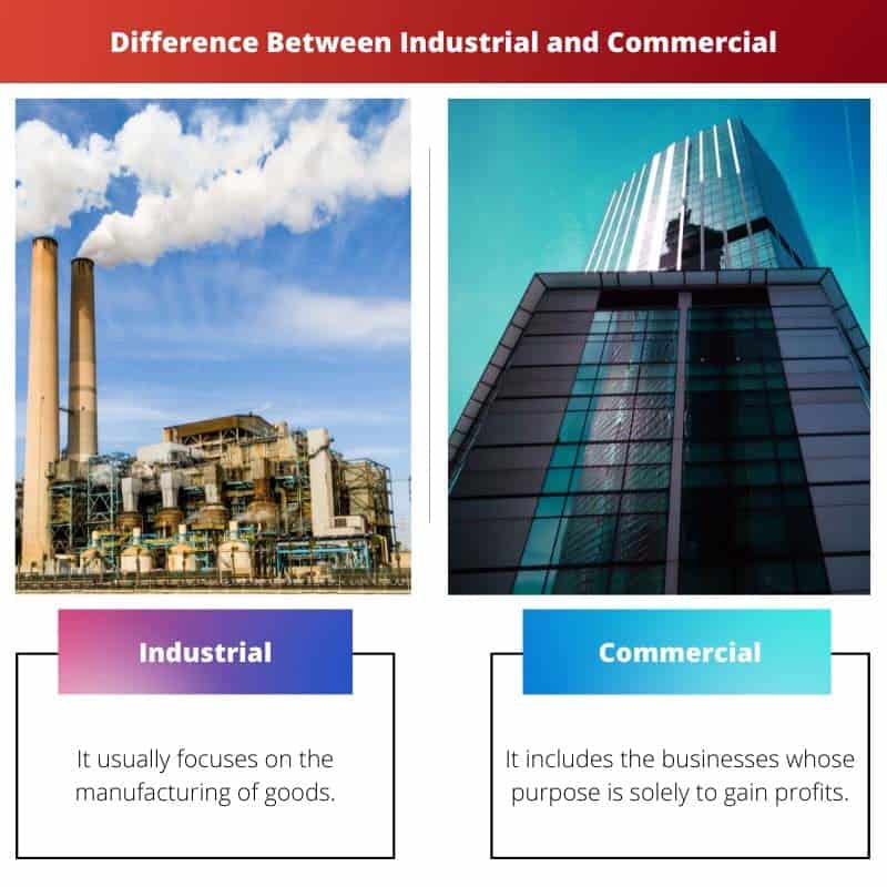 Diferencia entre industrial y comercial