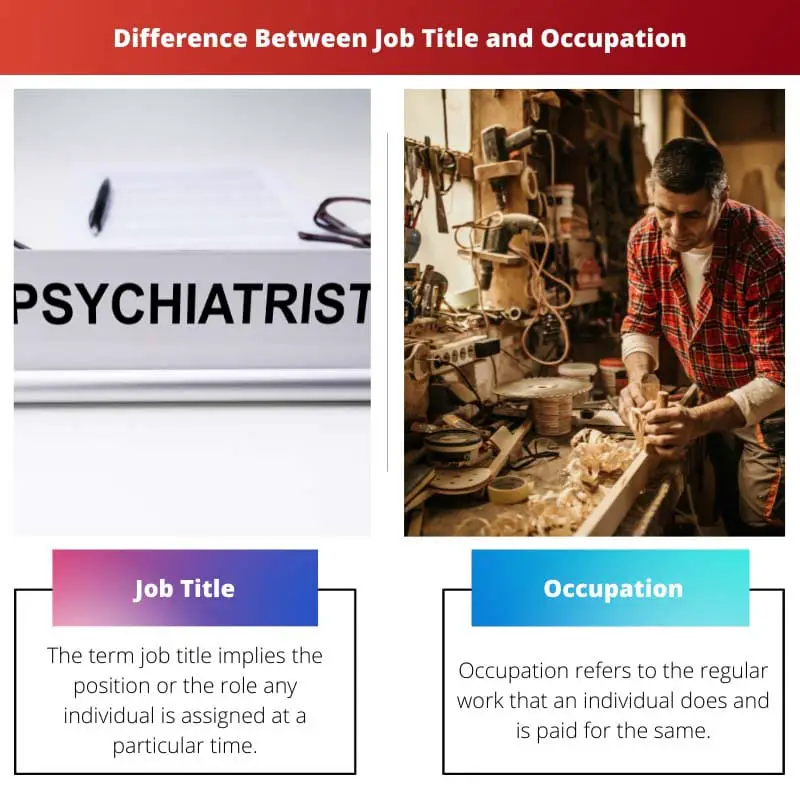 Difference Between Job Title and Occupation