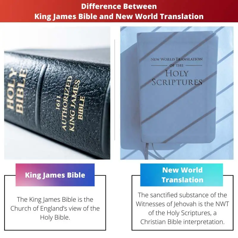 Difference Between King James Bible and New World Translation