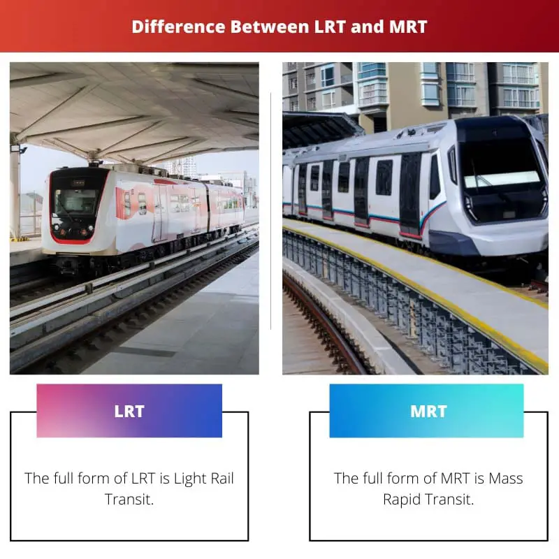 الفرق بين LRT و MRT