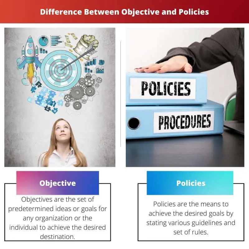 Forskellen mellem mål og politikker