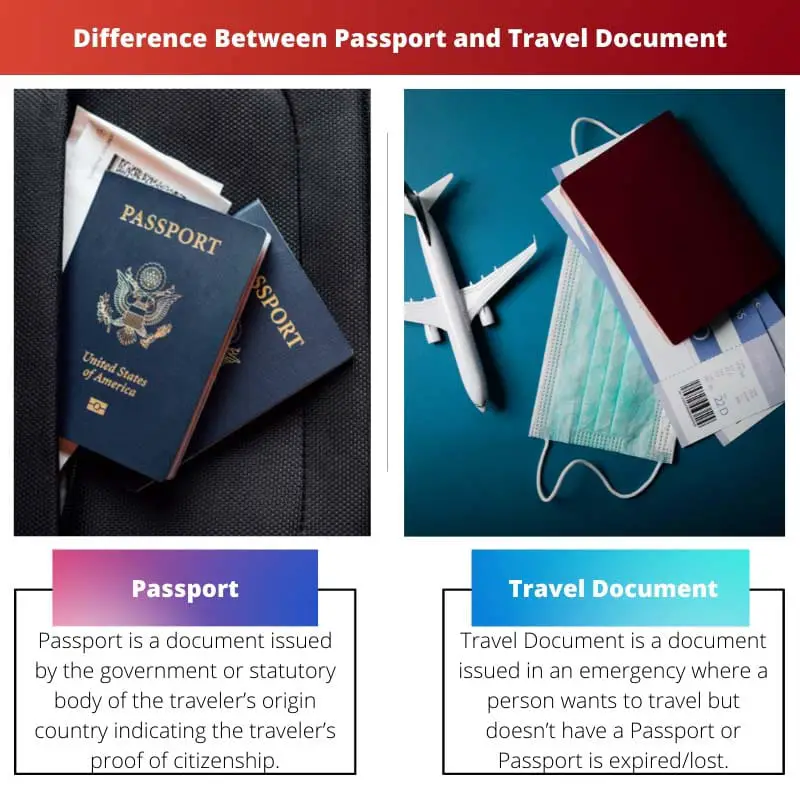 الفرق بين جواز السفر ووثيقة السفر