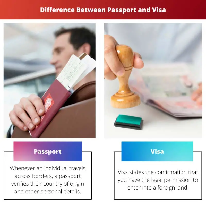 Diferencia entre pasaporte y visa