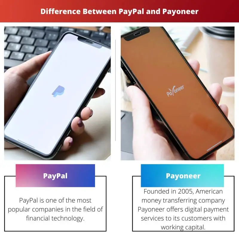 Difference Between PayPal and Payoneer