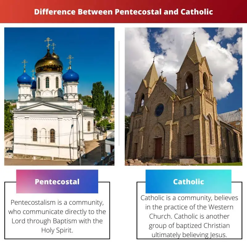 Forskellen mellem pinse og katolsk
