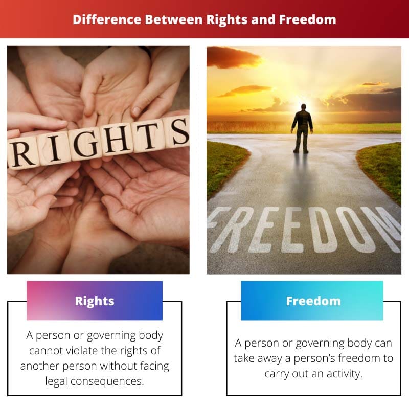 Difference Between Rights and Freedom