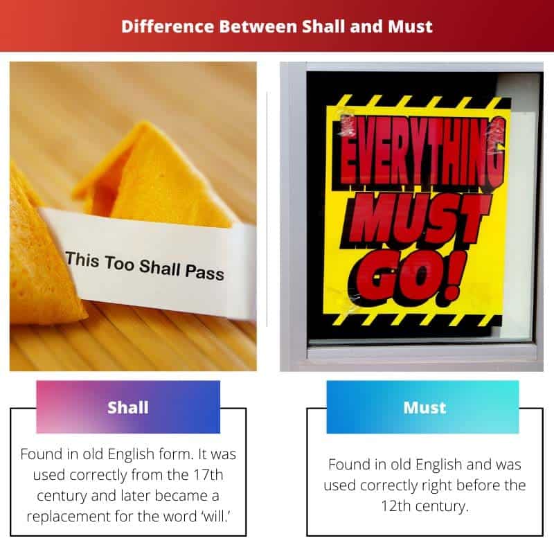 Shall Vs Must Difference And Comparison