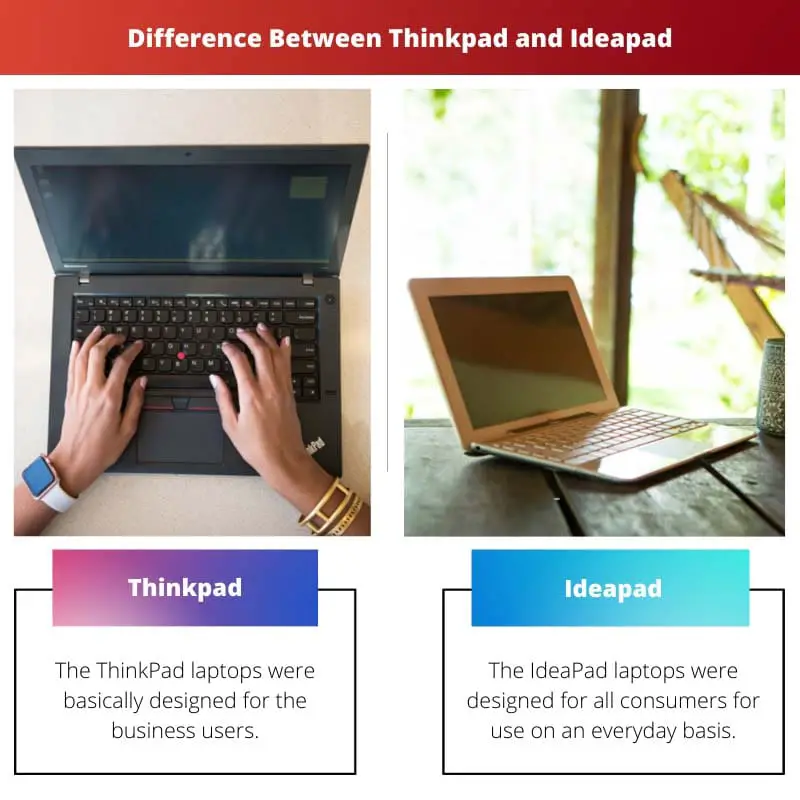 الفرق بين Thinkpad و Ideapad
