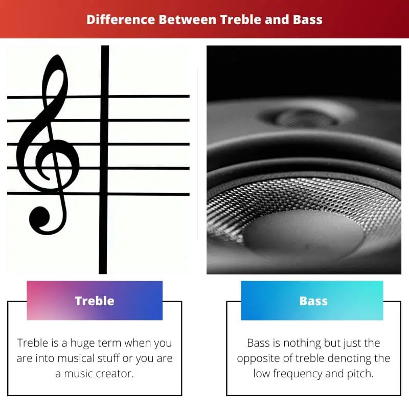 Difference Between Treble and Bass