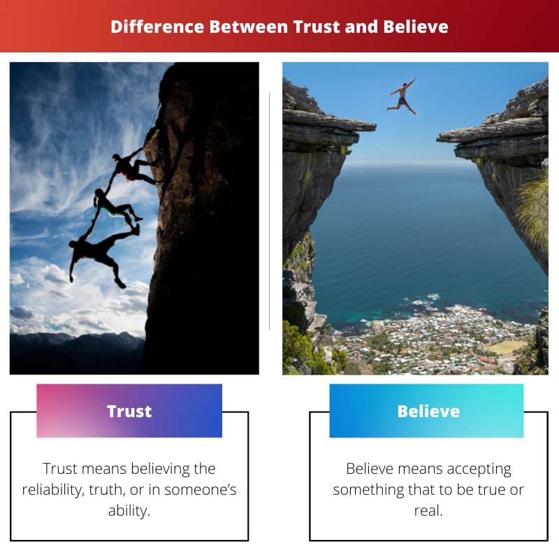  Trust Vs Believe Difference And Comparison