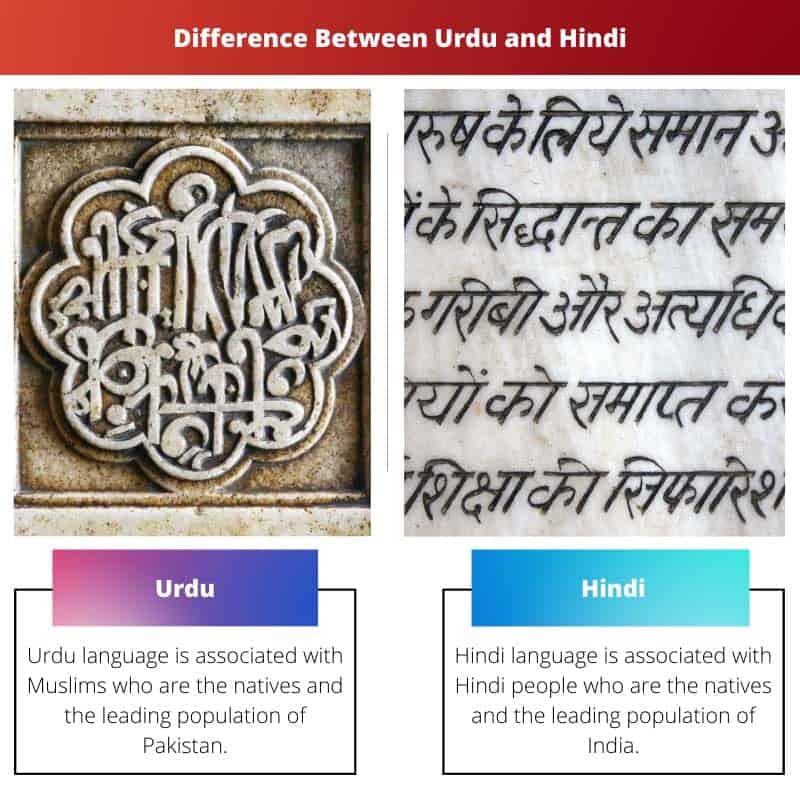 Urdu Vs Hindi Difference And Comparison