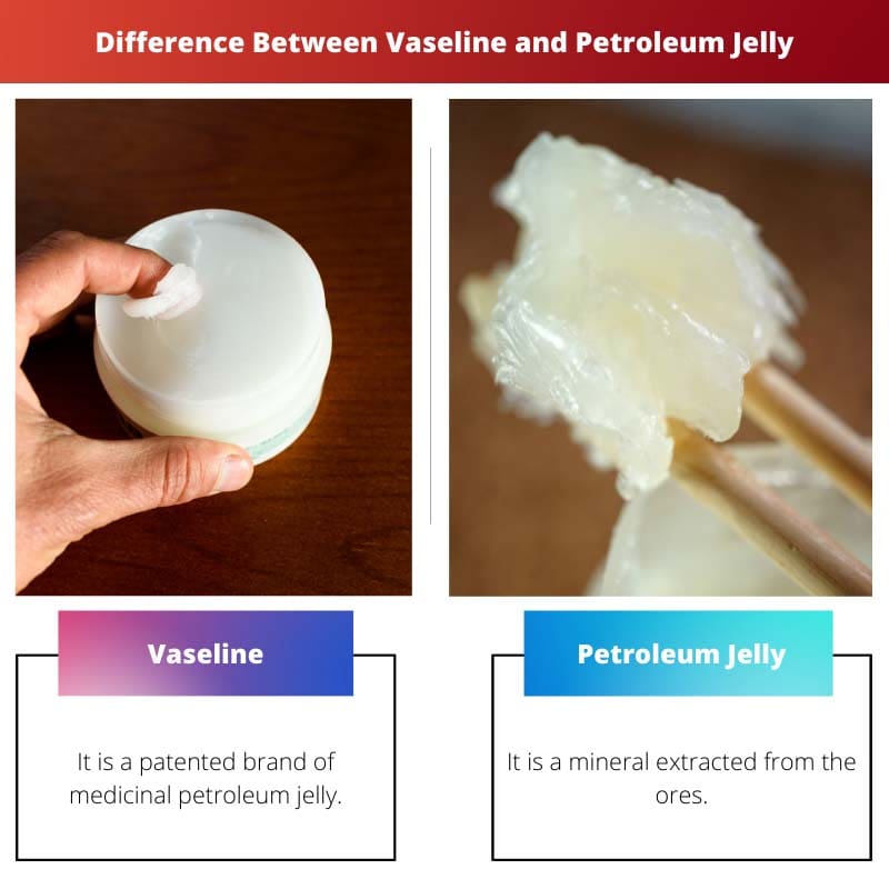 Razlika između vazelina i vazelina