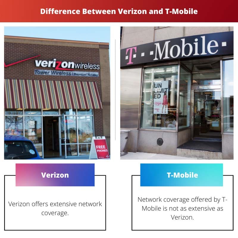 Difference Between Verizon and T Mobile