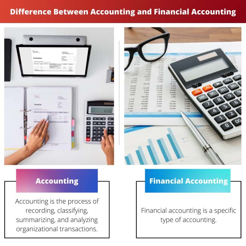 Difference Between Accounting and Financial Accounting