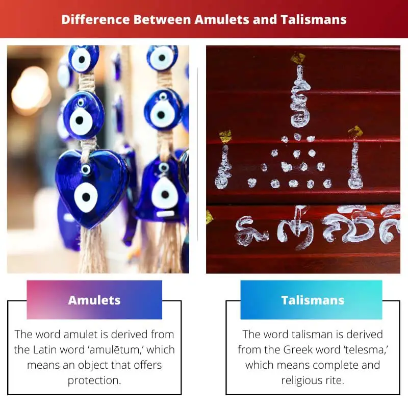 Difference Between Amulets and Talismans