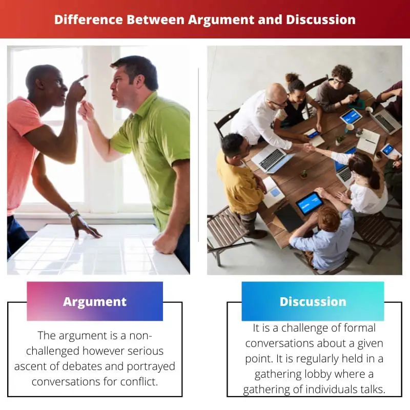 Difference Between Argument and Discussion