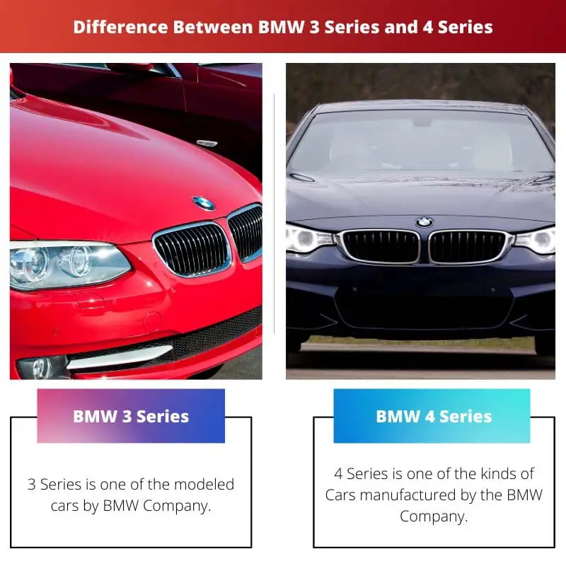 الفرق بين BMW 3 Series و 4 Series
