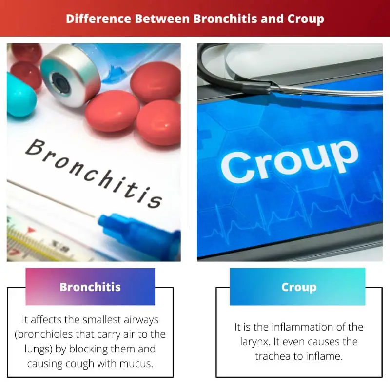 Difference Between Bronchitis and Croup