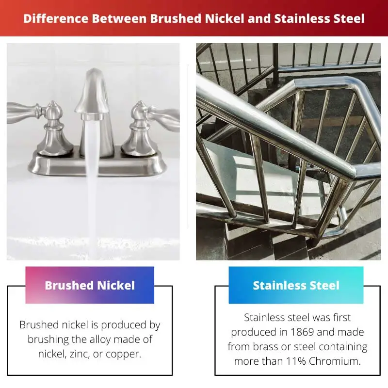 Difference Between Brushed Nickel and Stainless Steel