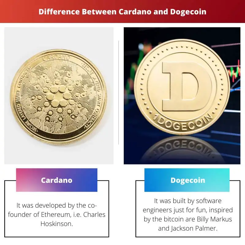 Sự khác biệt giữa Cardano và Dogecoin