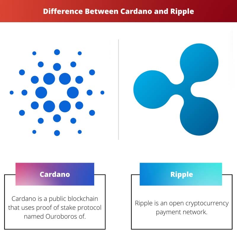 Difference Between Cardano and Ripple