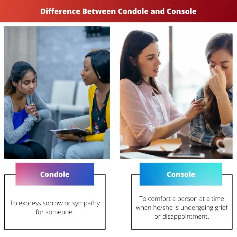 Difference Between Condole and Console