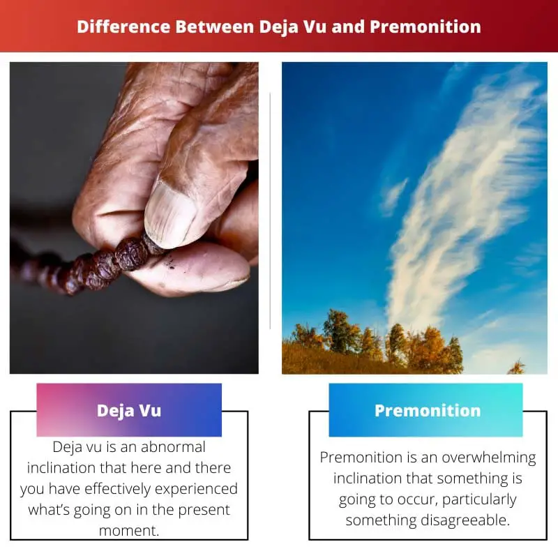 Difference Between Deja Vu and Premonition