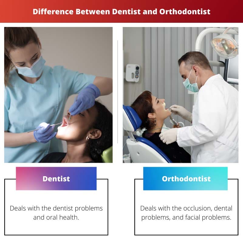 Différence entre dentiste et orthodontiste