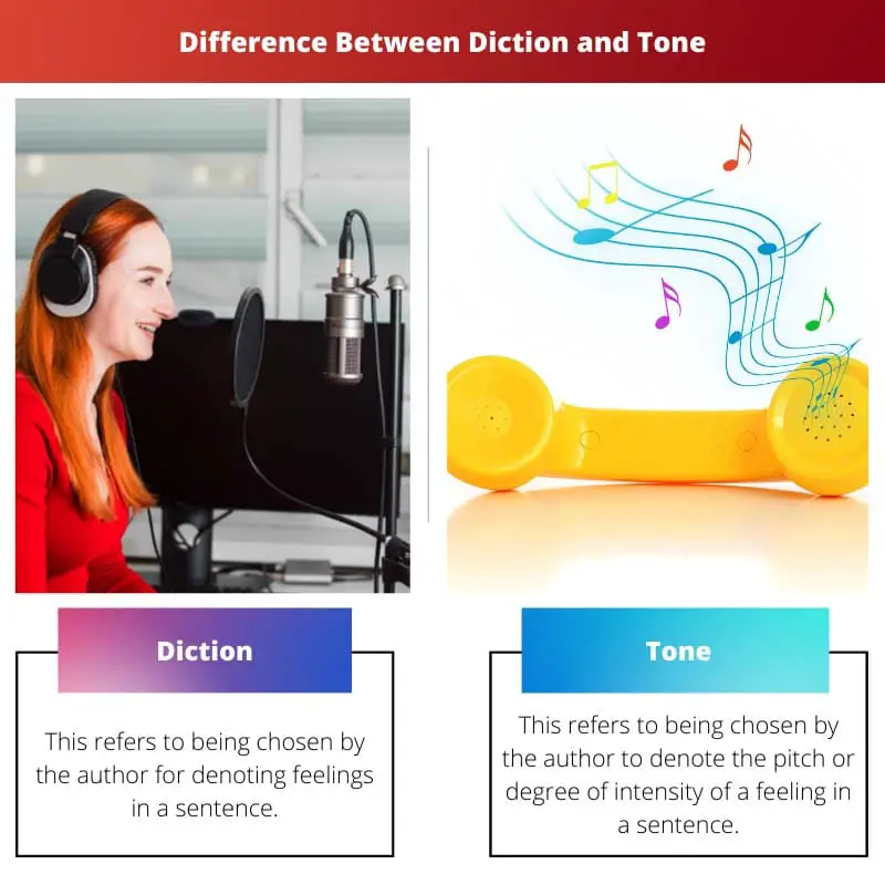 Difference Between Diction and Tone