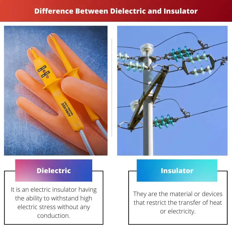 Difference Between Dielectric and Insulator