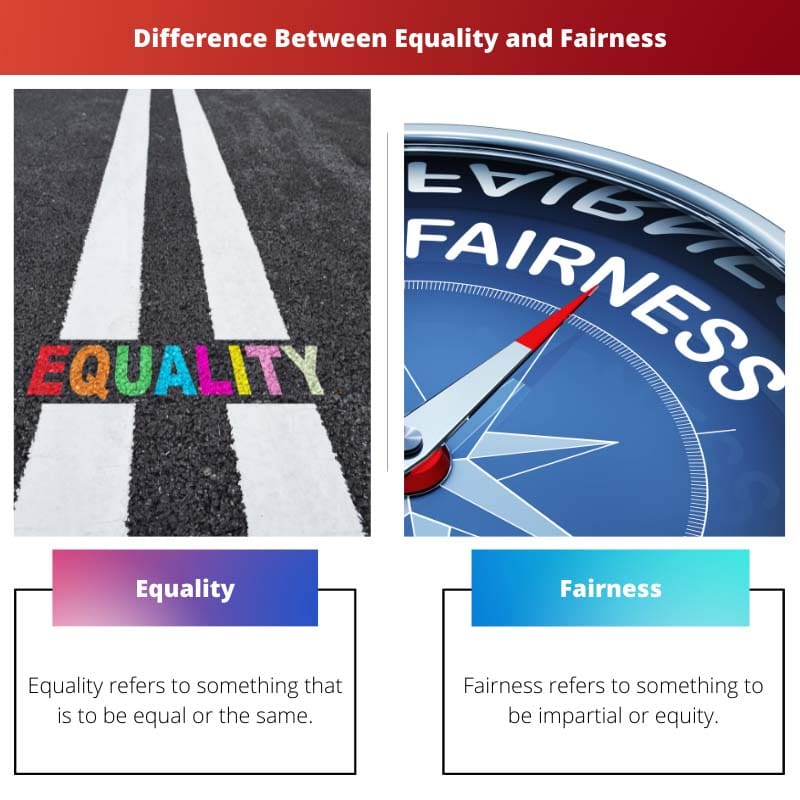 Diferencia entre igualdad y equidad