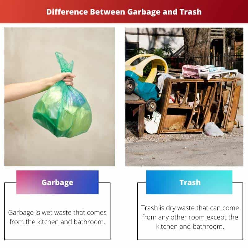 Garbage vs Trash Difference and Comparison