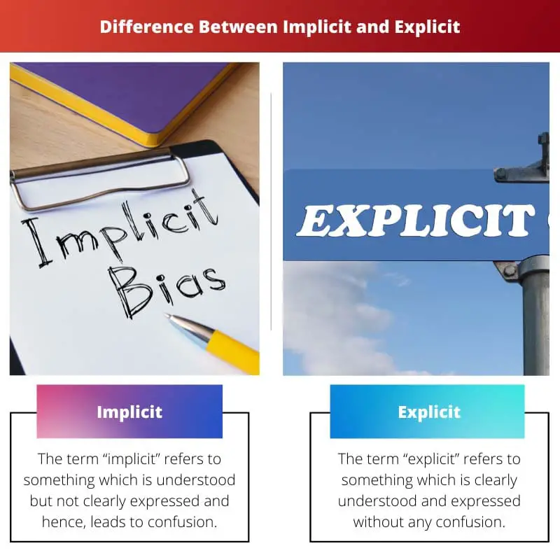 Difference Between Implicit and
