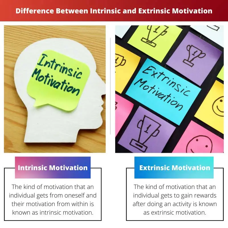 Difference Between Intrinsic and Extrinsic Motivation
