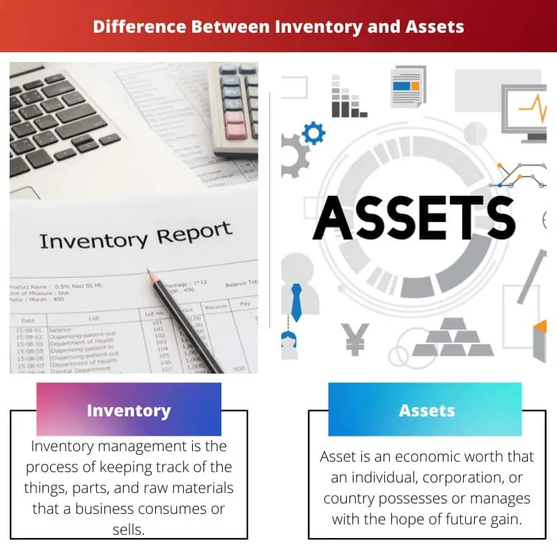 Difference Between Inventory and Assets