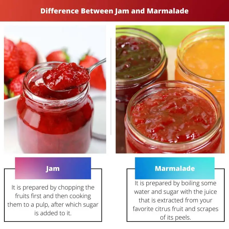 Difference Between Jam and Marmalade