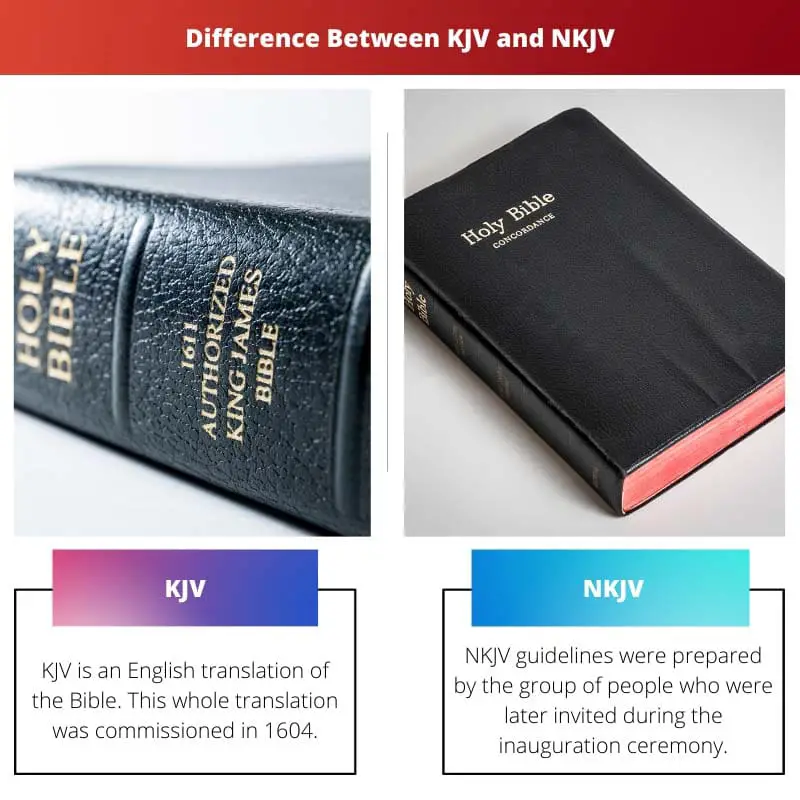 Difference Between KJV and NKJV