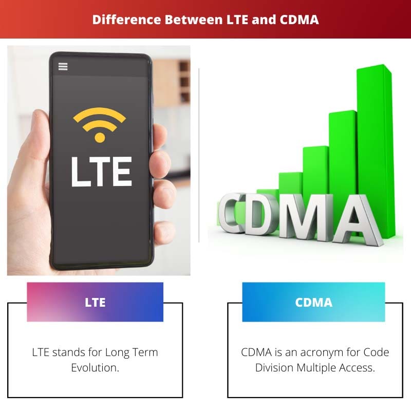 Difference Between LTE and CDMA