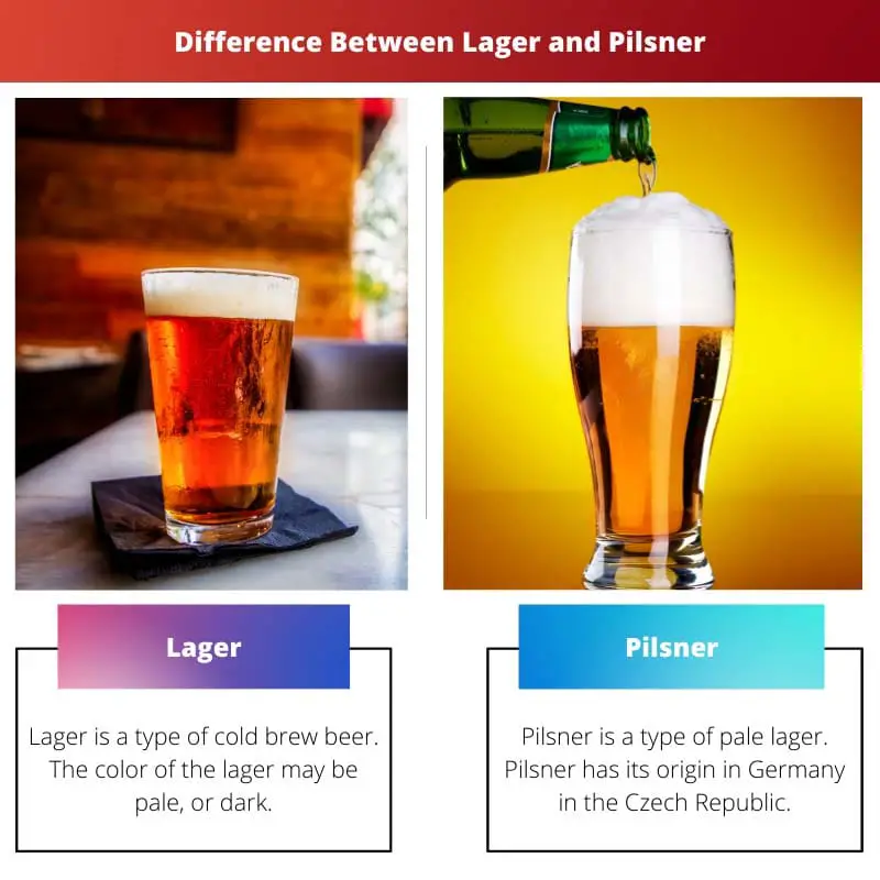 الفرق بين الجعة وبيلسنر