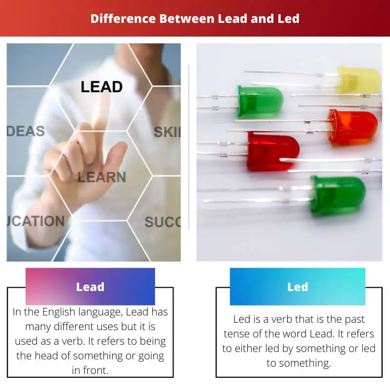 Difference Between Lead and Led