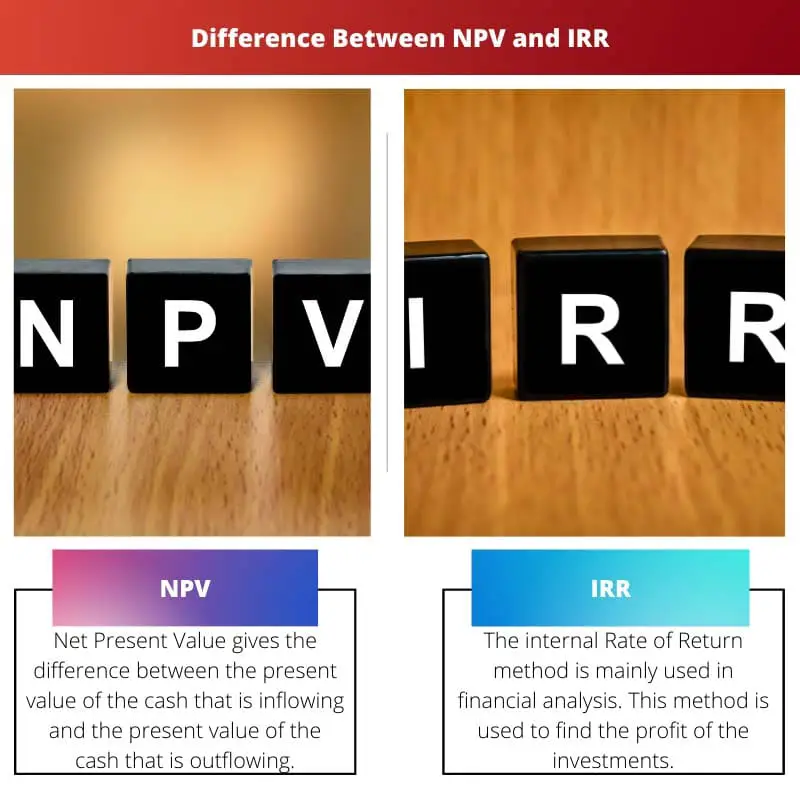 Difference Between NPV and IRR