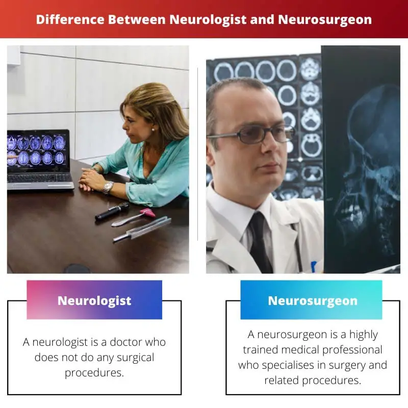 Différence entre neurologue et neurochirurgien