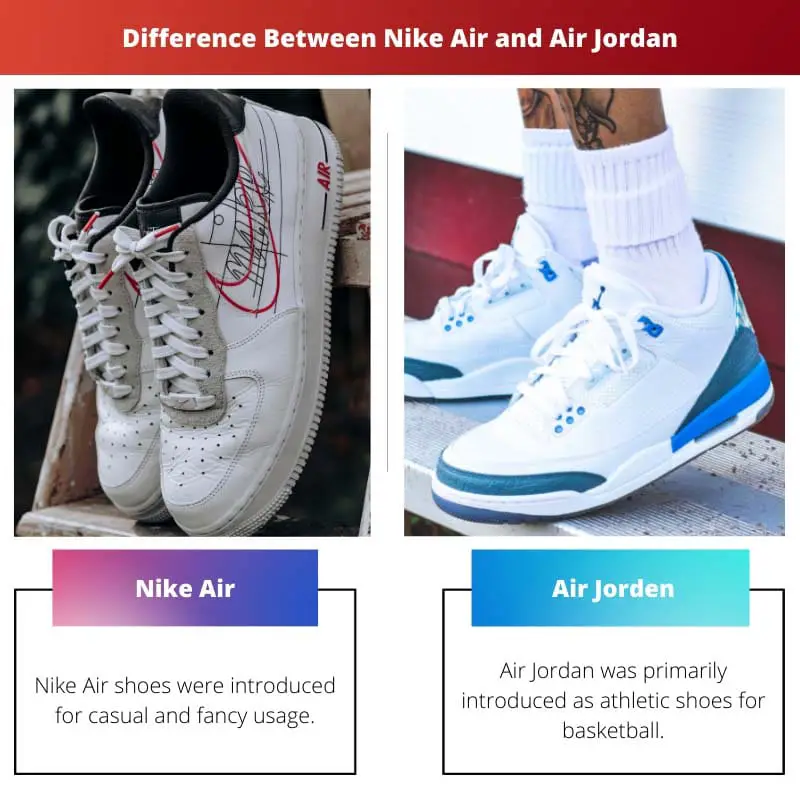 Rozdíl mezi Nike Air a Air Jordan