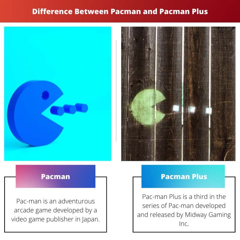 Razlika između Pacmana i Pacmana Plus
