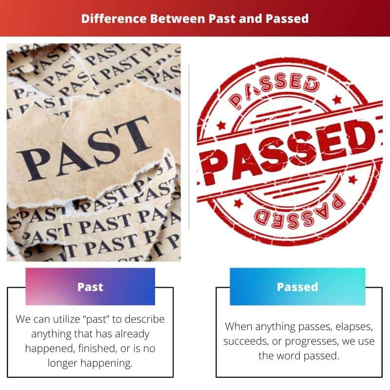 Past Vs Passed Difference And Comparison