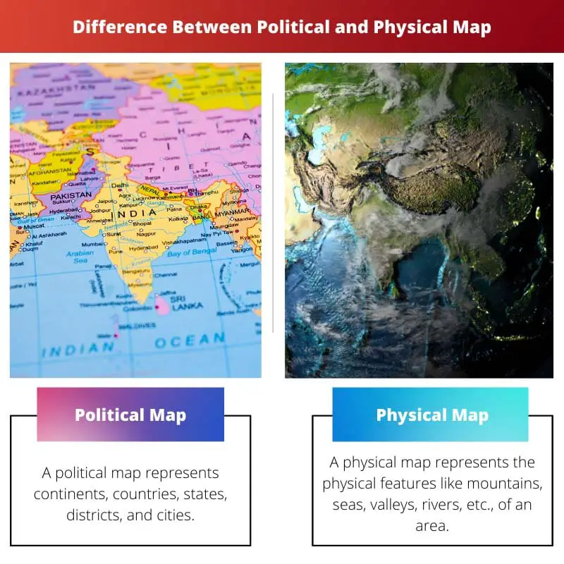 Difference Between Political and Physical Map