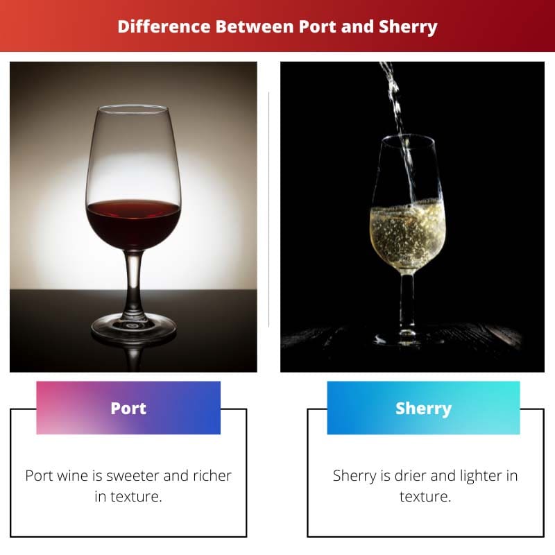 Unterschied zwischen Portwein und Sherry